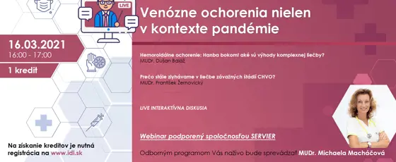 Venózne ochorenia nielen v kontexte pandémie