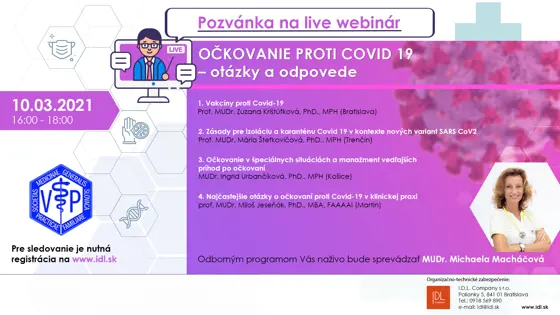 OČKOVANIE PROTI COVID 19  – otázky a odpovede