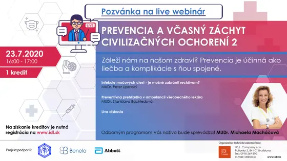 Prevencia a včasný záchyt civilizačných ochorení 2