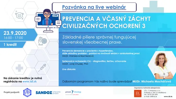 Prevencia a včasný záchyt civilizačných ochorení 3